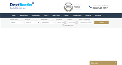 Desktop Screenshot of directtraveller.com